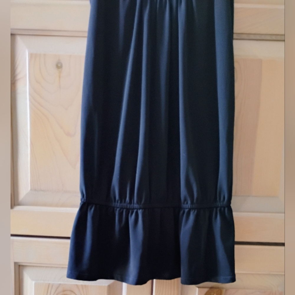 Rampage Black Embellished Tank Top With Elastic At The Waist Size Small - Picture 2 of 5